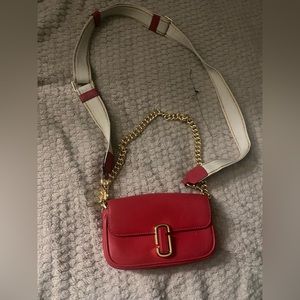The J Marc Mini bag in true red